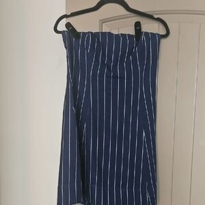 GAP Dark Blue with White Stripes Dress